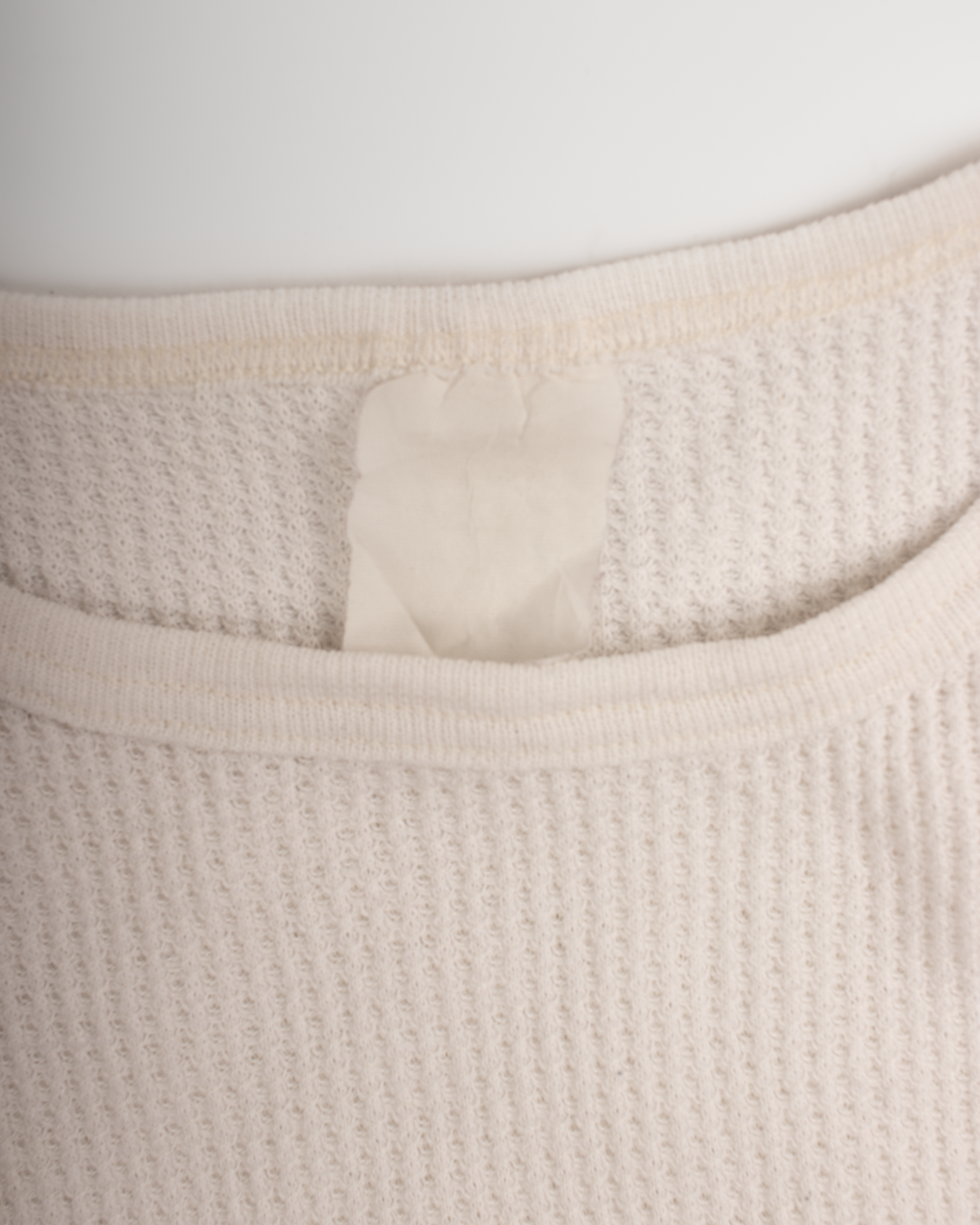 1980s Thermal waffle knit tee (S)