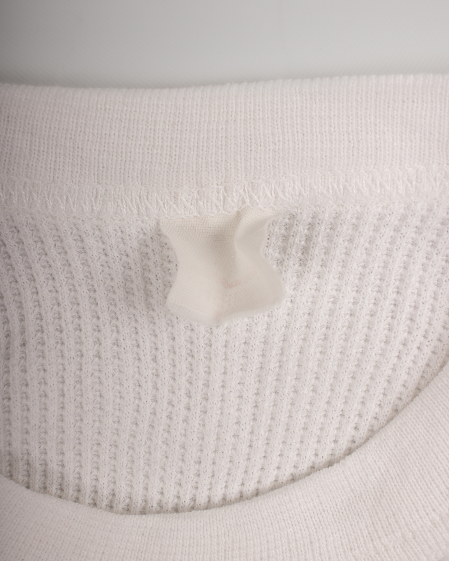 1980s Thermal waffle knit tee (XS)