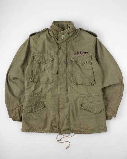 1960s U.S. Army M-65 Olive Field Jacket (M)