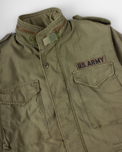 1960s U.S. Army M-65 Olive Field Jacket (M)