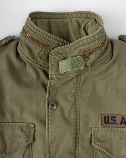 1960s U.S. Army M-65 Olive Field Jacket (M)