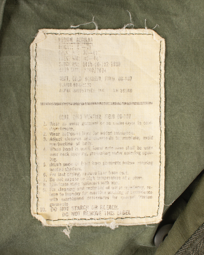 1960s U.S. Army M-65 Olive Field Jacket (M)