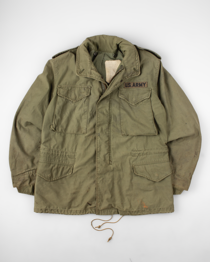 1960s U.S. Army M-65 Olive Field Jacket (M)