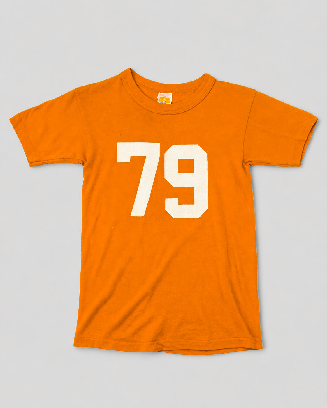 1970s Russell college kids tee (orange)