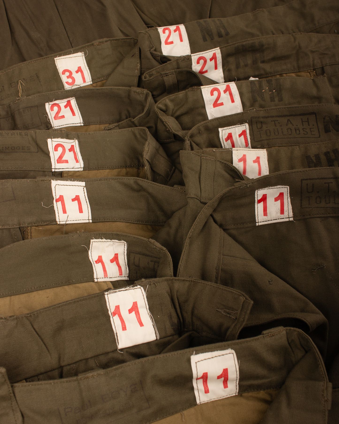 1960s french army M47 cargo pants (W30)