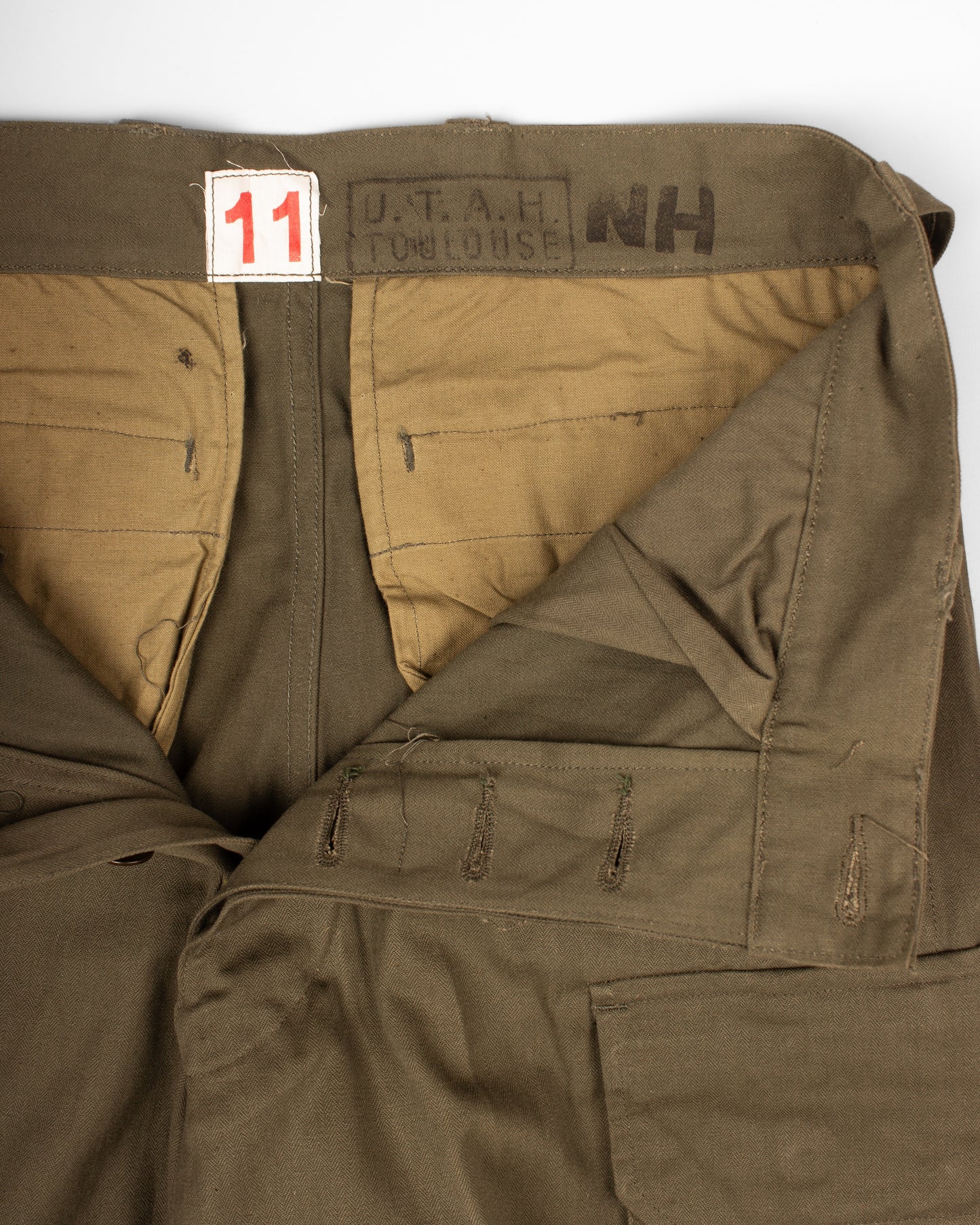 1960s french army M47 cargo pants (W30)