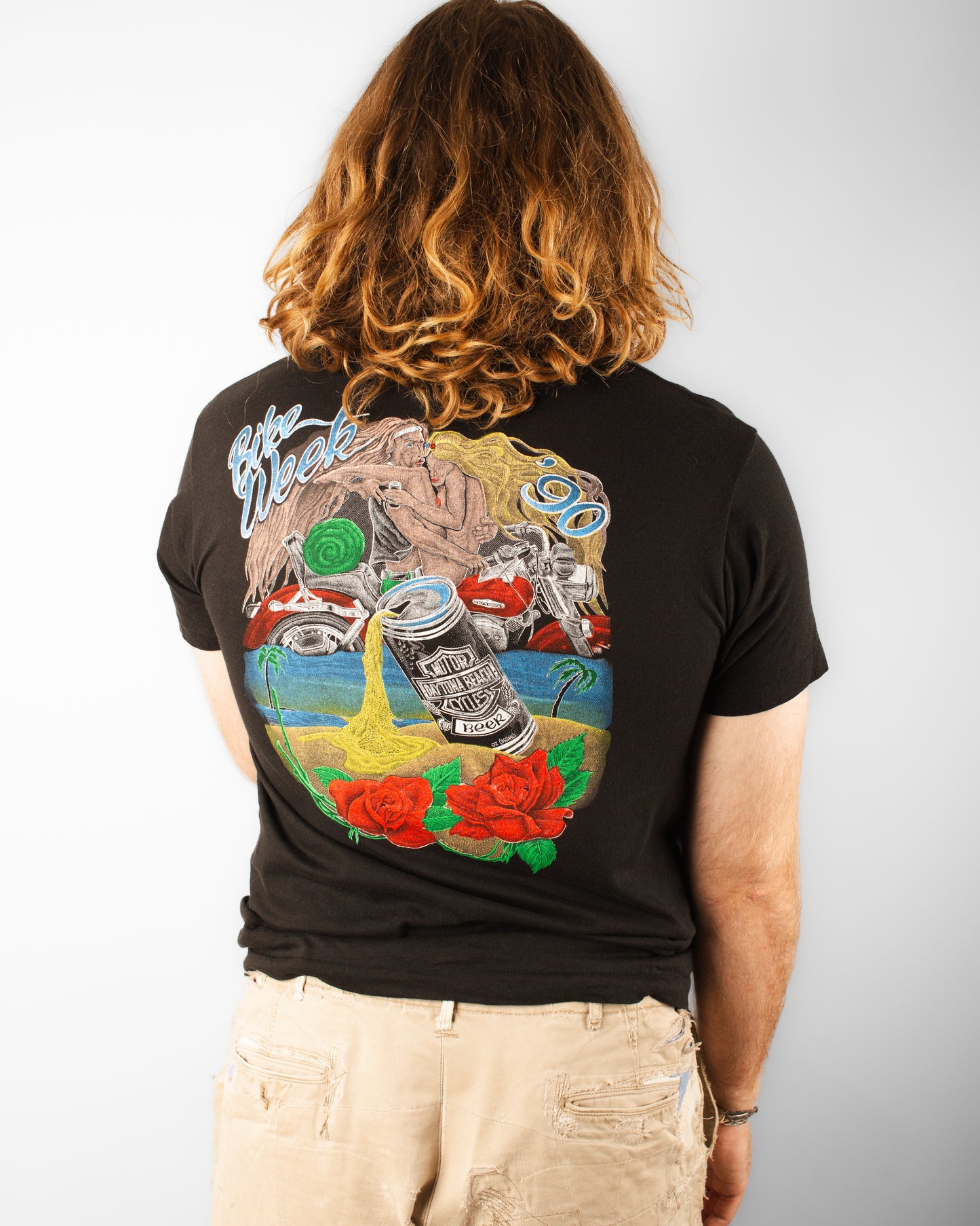 1990s Biker tee Daytona Beach (L)