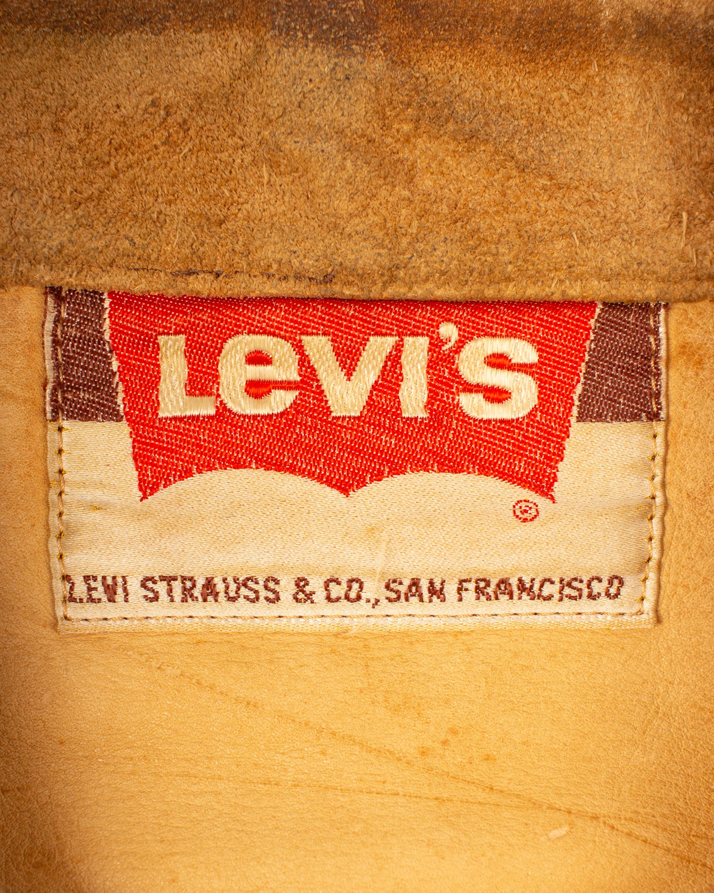 1960s Levi's suede trucker Jacket (M)