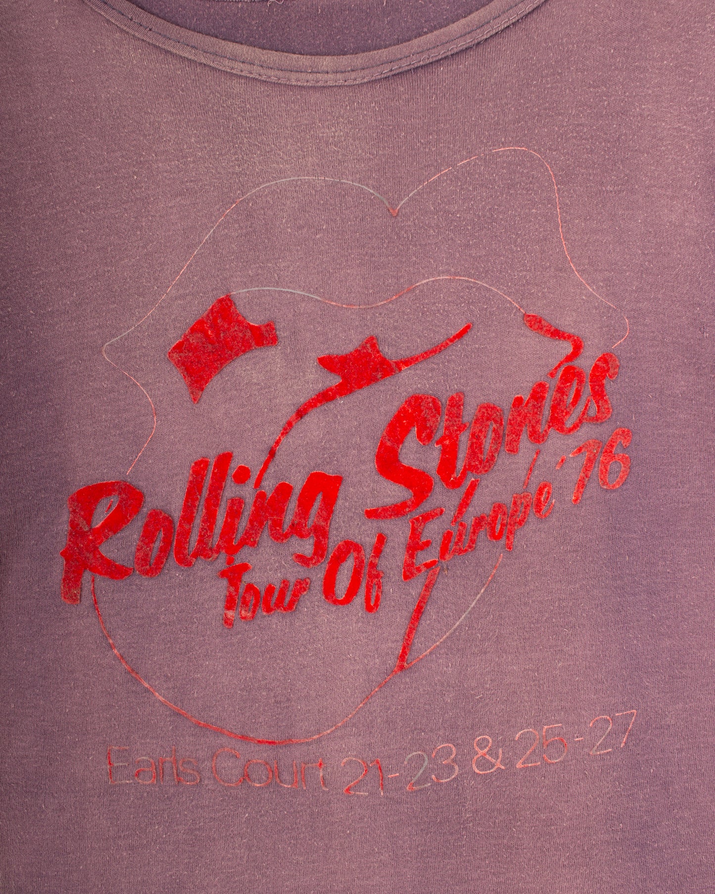 1970s Rolling Stones Europe tour tee (S)