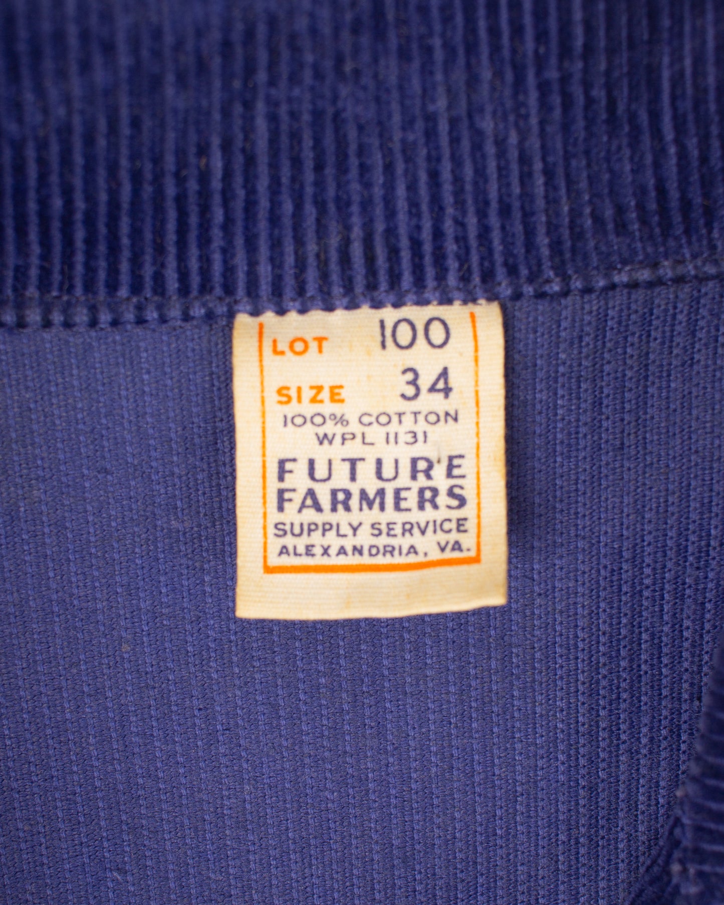 1960s FFA Tennessee Corduroy jacket (S)