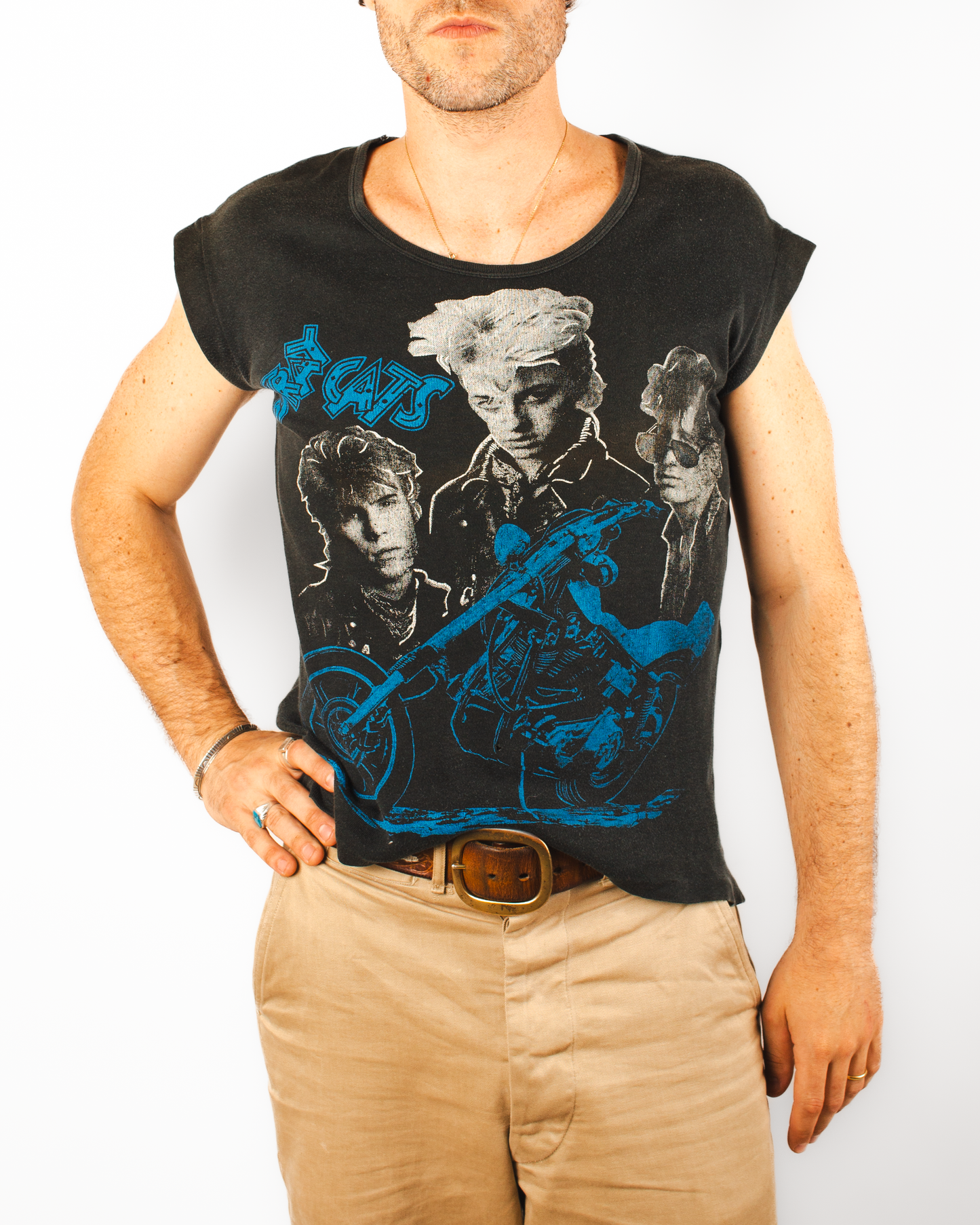 1970s Stray Cats band tee (M)