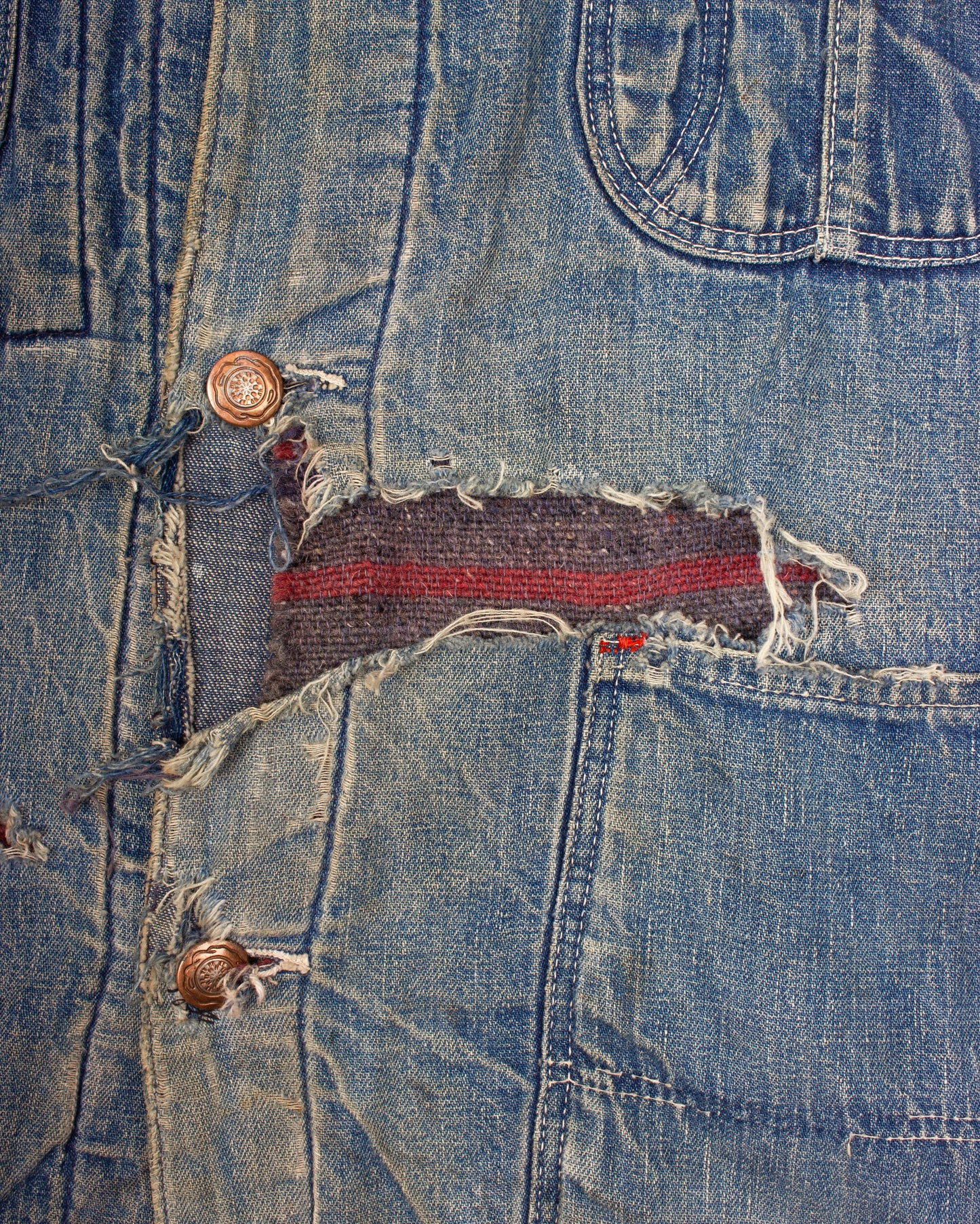 1950s Lined Denim Chore Jacket (L)