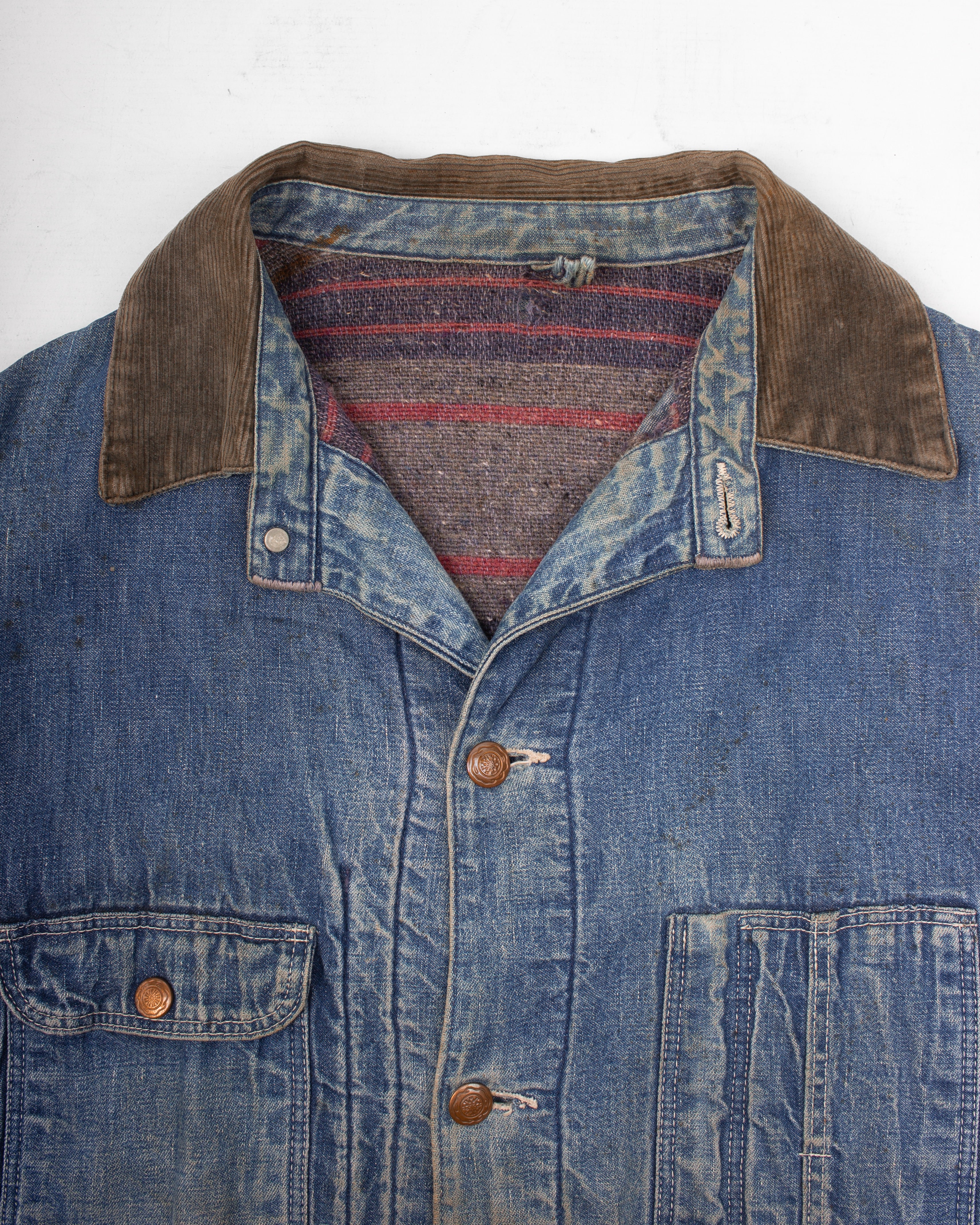 1950s Lined Denim Chore Jacket (L) – Souvenir Machine