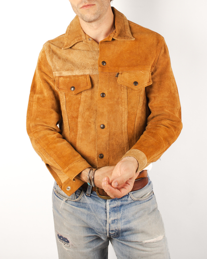 1960s Levi's suede trucker Jacket (M)