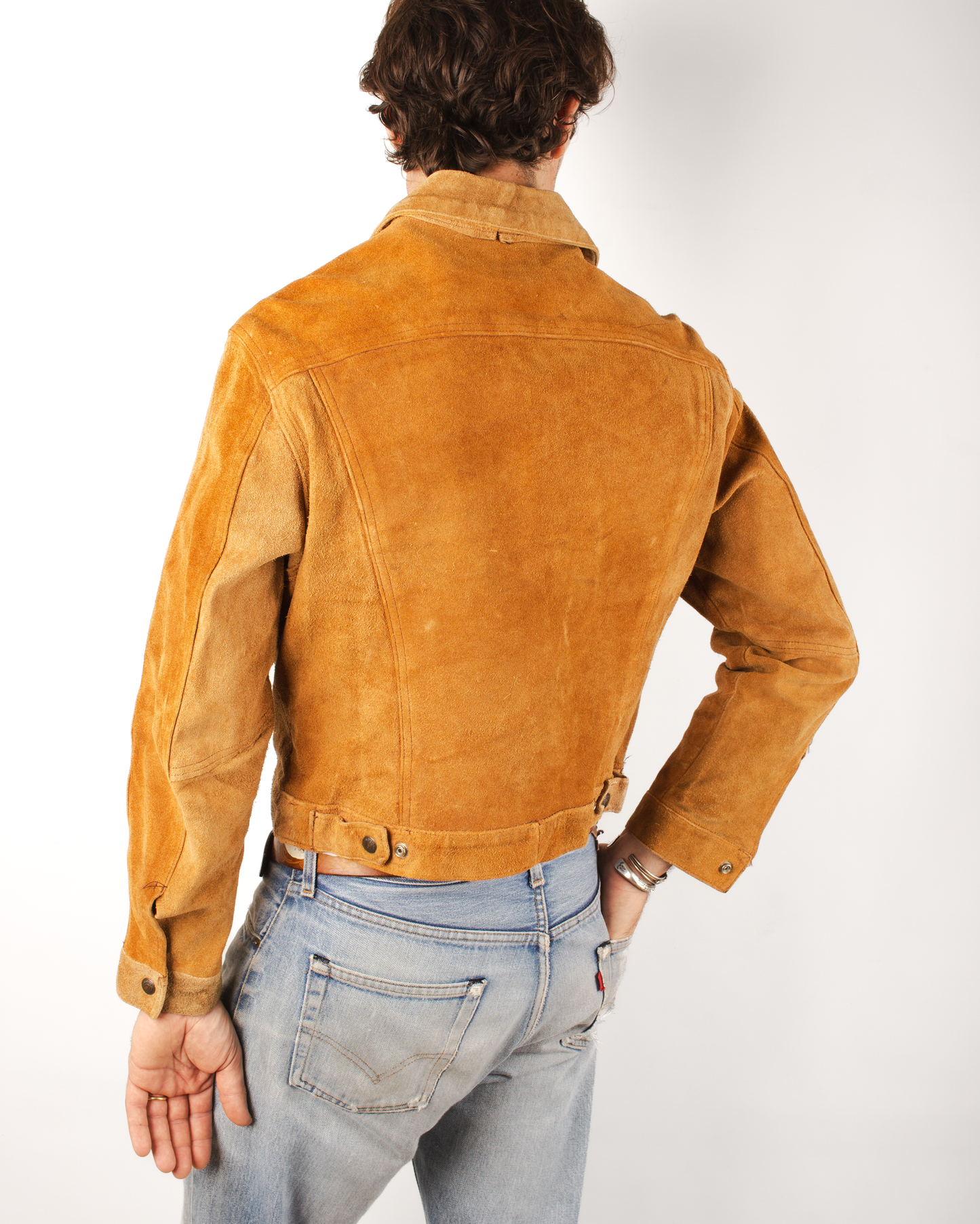 1960s Levi's suede trucker Jacket (M)