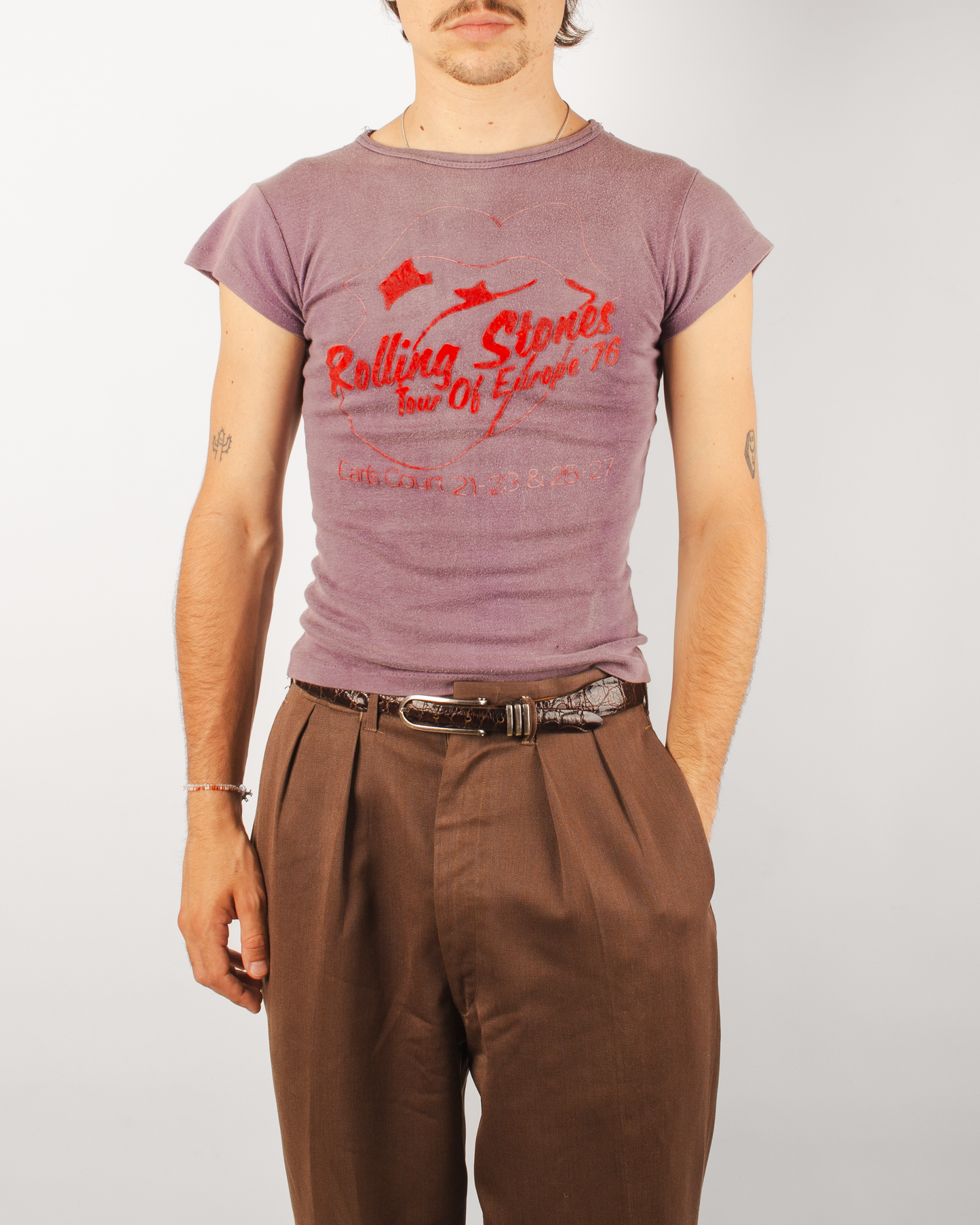 1970s Rolling Stones Europe tour tee (S)