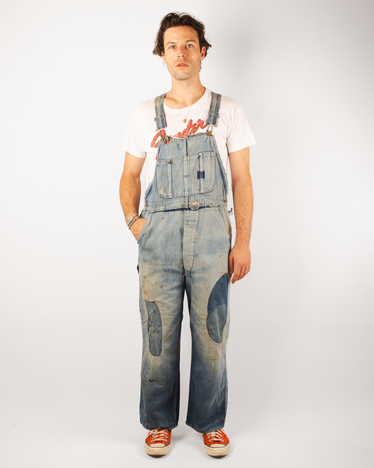 1940s Carhartt denim overalls (M)