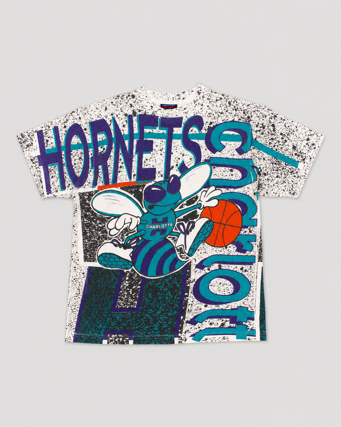 1990s NBA Charlotte Hornets tee (M)