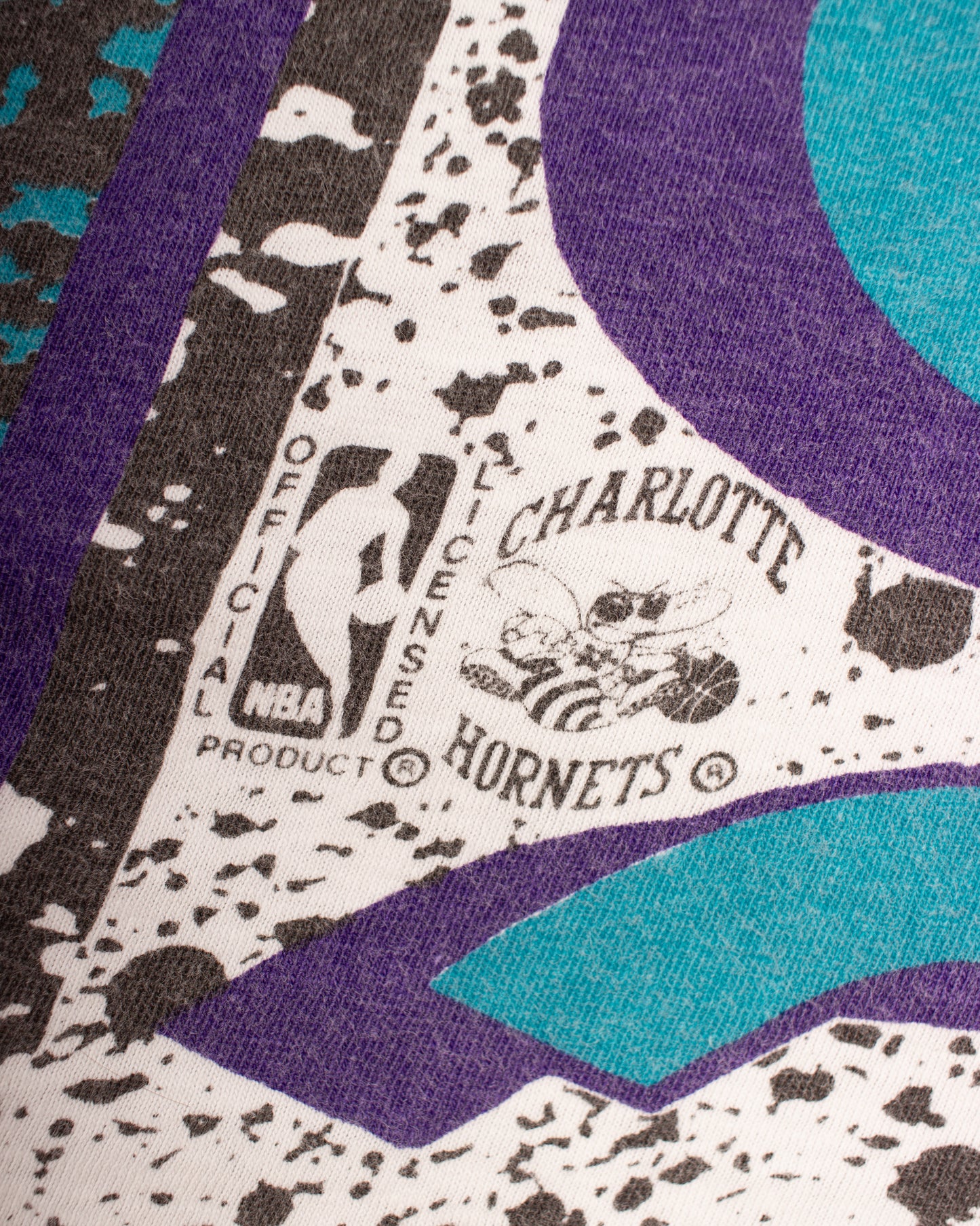 1990s NBA Charlotte Hornets tee (M)