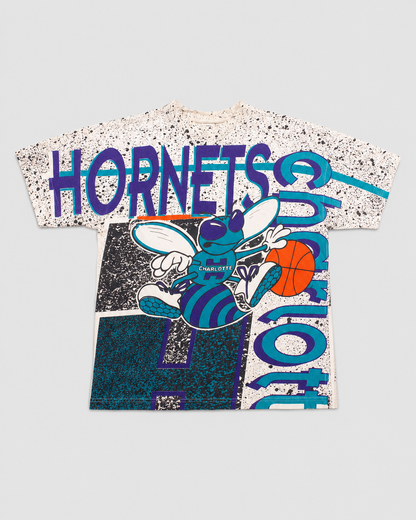 1990s NBA Charlotte Hornets tee (M)