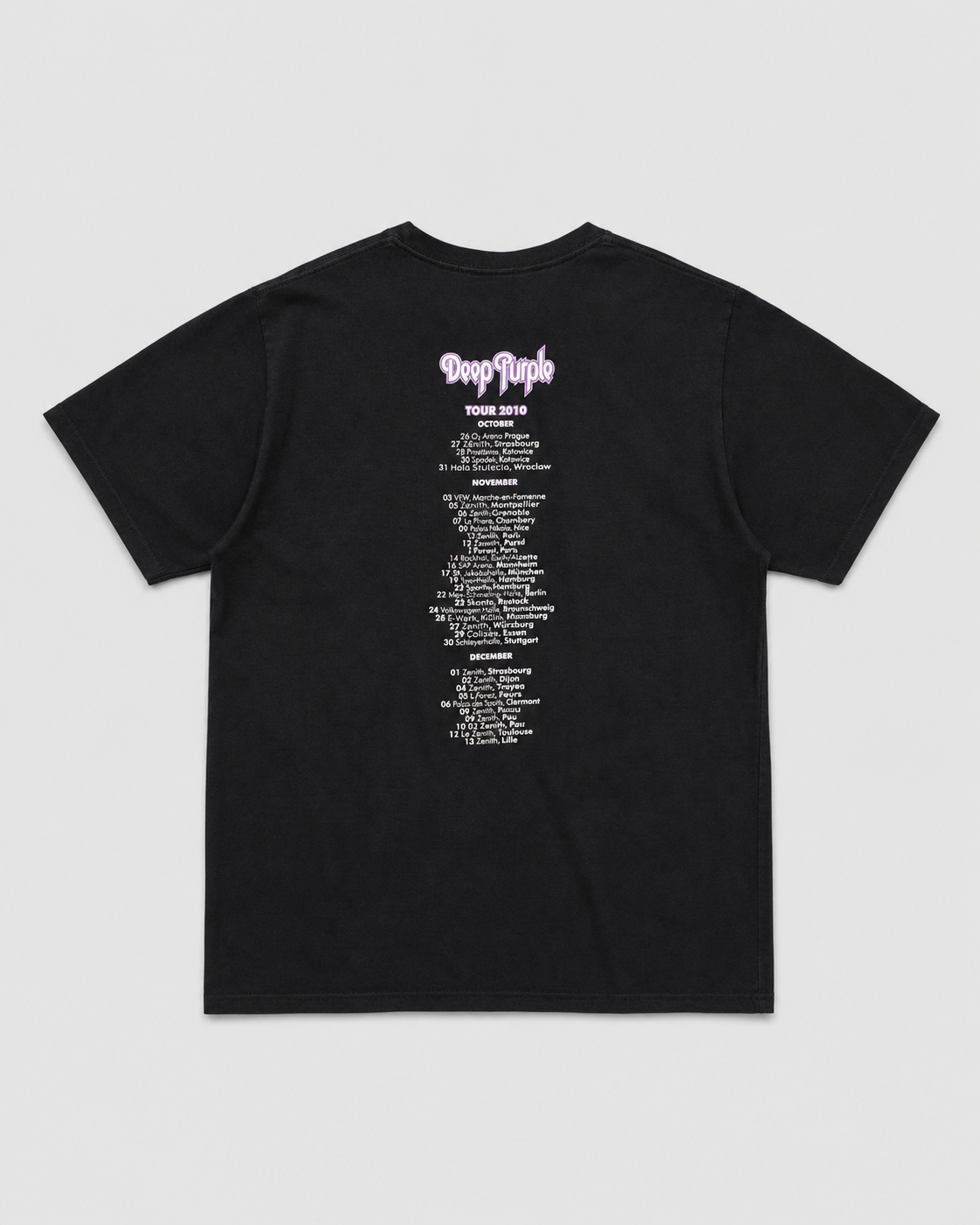 2010 Deep Purple Tour Tee (L)