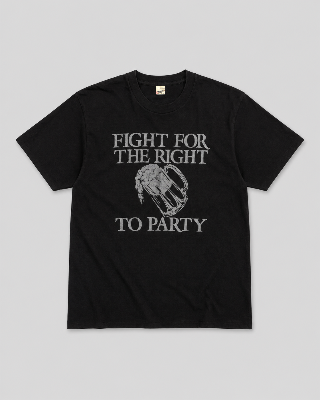 1990s "Fight For The Right" Slogan Tee (M)