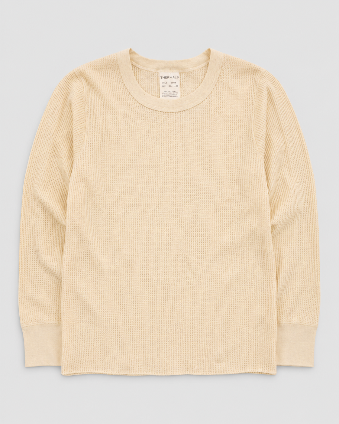 1970s Thermal waffle knit tee (M)