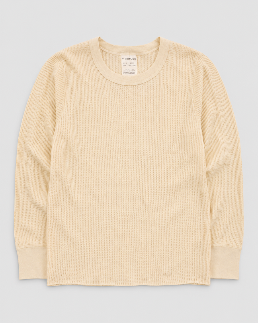 1970s Thermal waffle knit tee (M)
