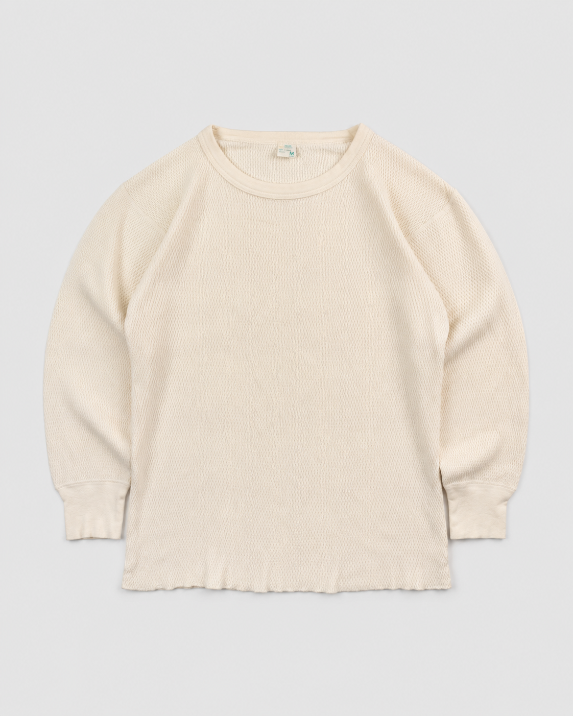 1980s Thermal waffle knit tee (M)