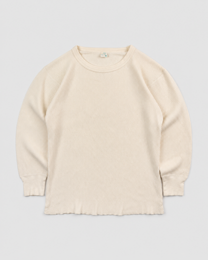 1980s Thermal waffle knit tee (M)
