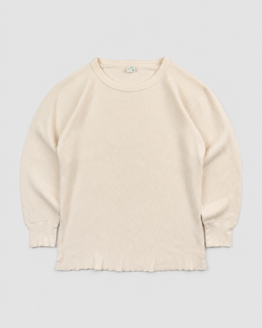 1980s Thermal waffle knit tee (M)