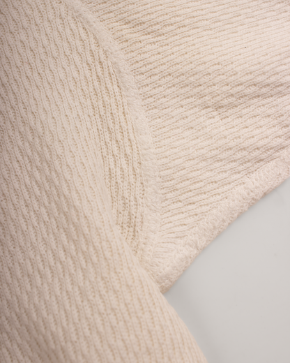 1980s Thermal waffle knit tee (M)