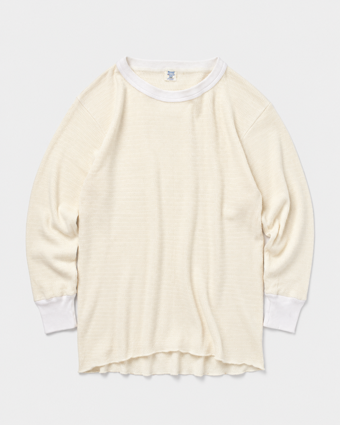 1980s Hanes Thermal waffle knit tee (M)