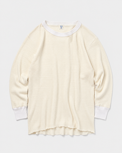 1980s Hanes Thermal waffle knit tee (M)