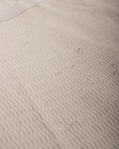 1980s Hanes Thermal waffle knit tee (M)