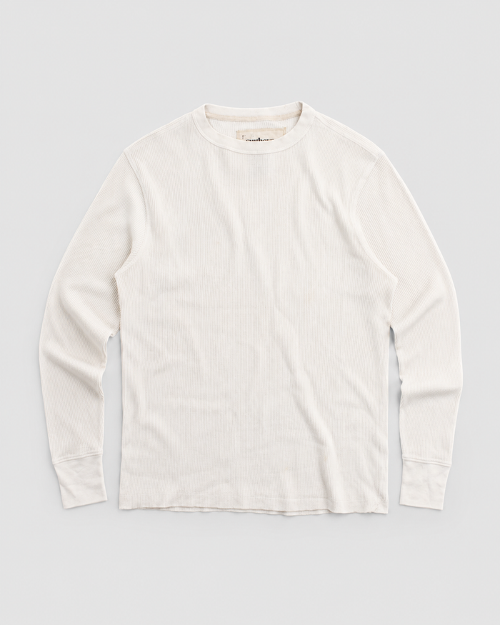2000s Thermal waffle knit tee (M)