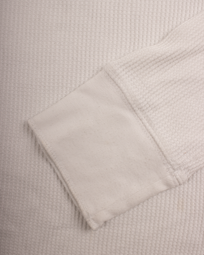 2000s Thermal waffle knit tee (M)