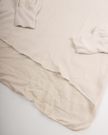 1970s Thermal waffle knit tee (L)