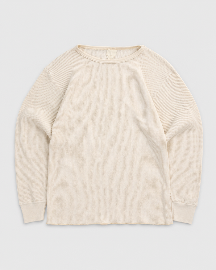 1980s Thermal waffle knit tee (S)