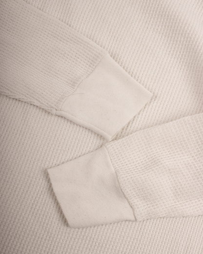 1980s Thermal waffle knit tee (S)