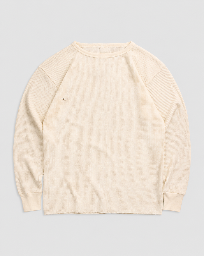 1990s Thermal waffle knit tee (M)