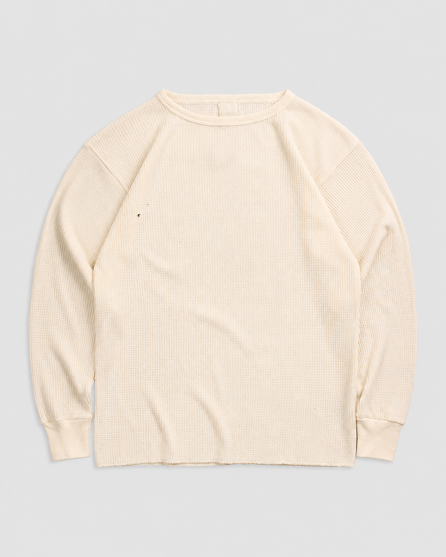 1990s Thermal waffle knit tee (M)