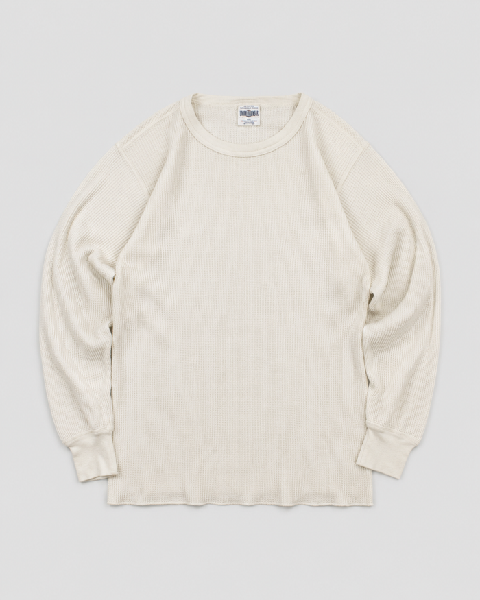1980s Thermal waffle knit tee (S)