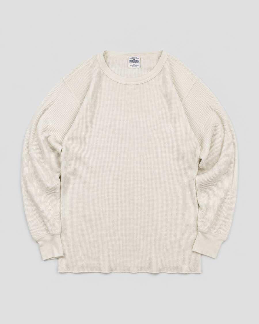 1980s Thermal waffle knit tee (S)
