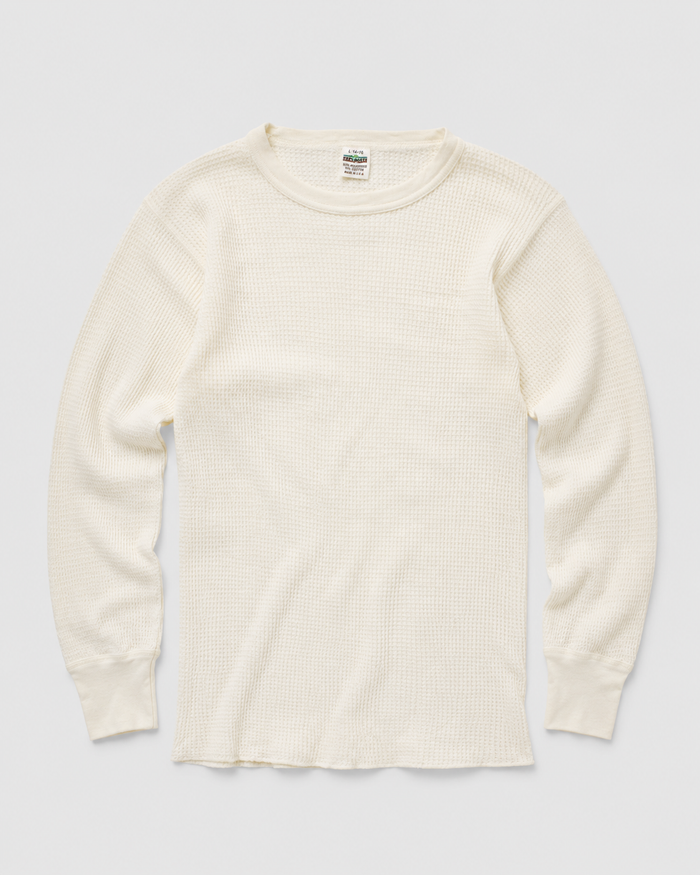 1980s Thermal waffle knit tee (XXS)