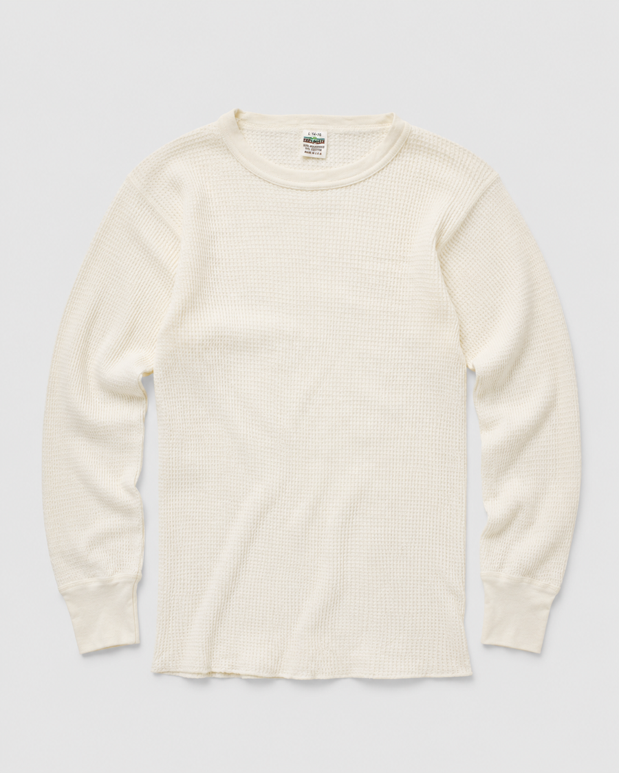 1980s Thermal waffle knit tee (XXS)