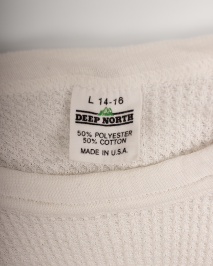 1980s Thermal waffle knit tee (XXS)