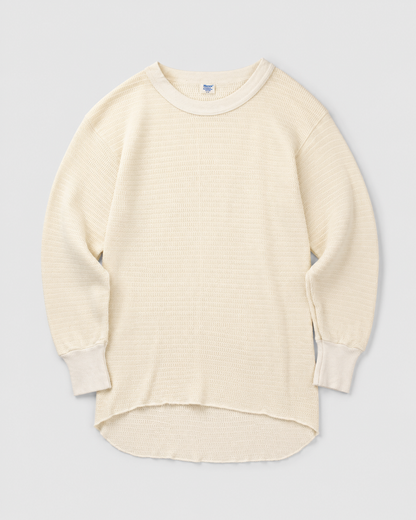 1980s Hanes Thermal waffle knit tee (S)