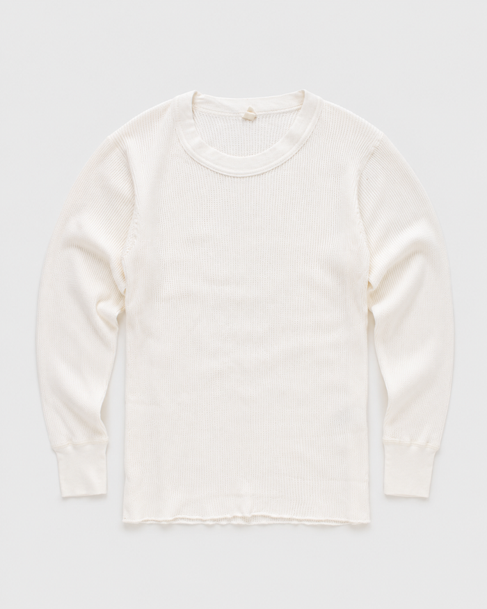 1980s Thermal waffle knit tee (XS)