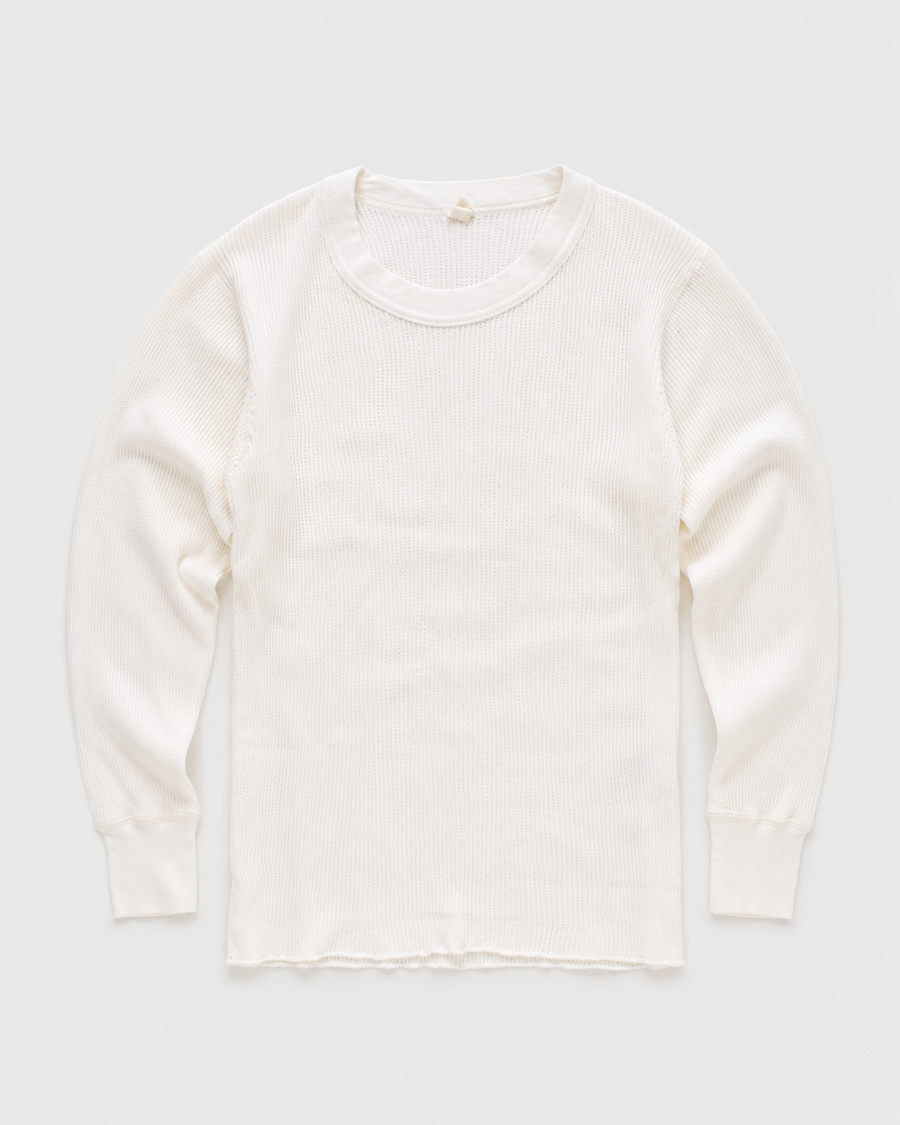 1980s Thermal waffle knit tee (XS)